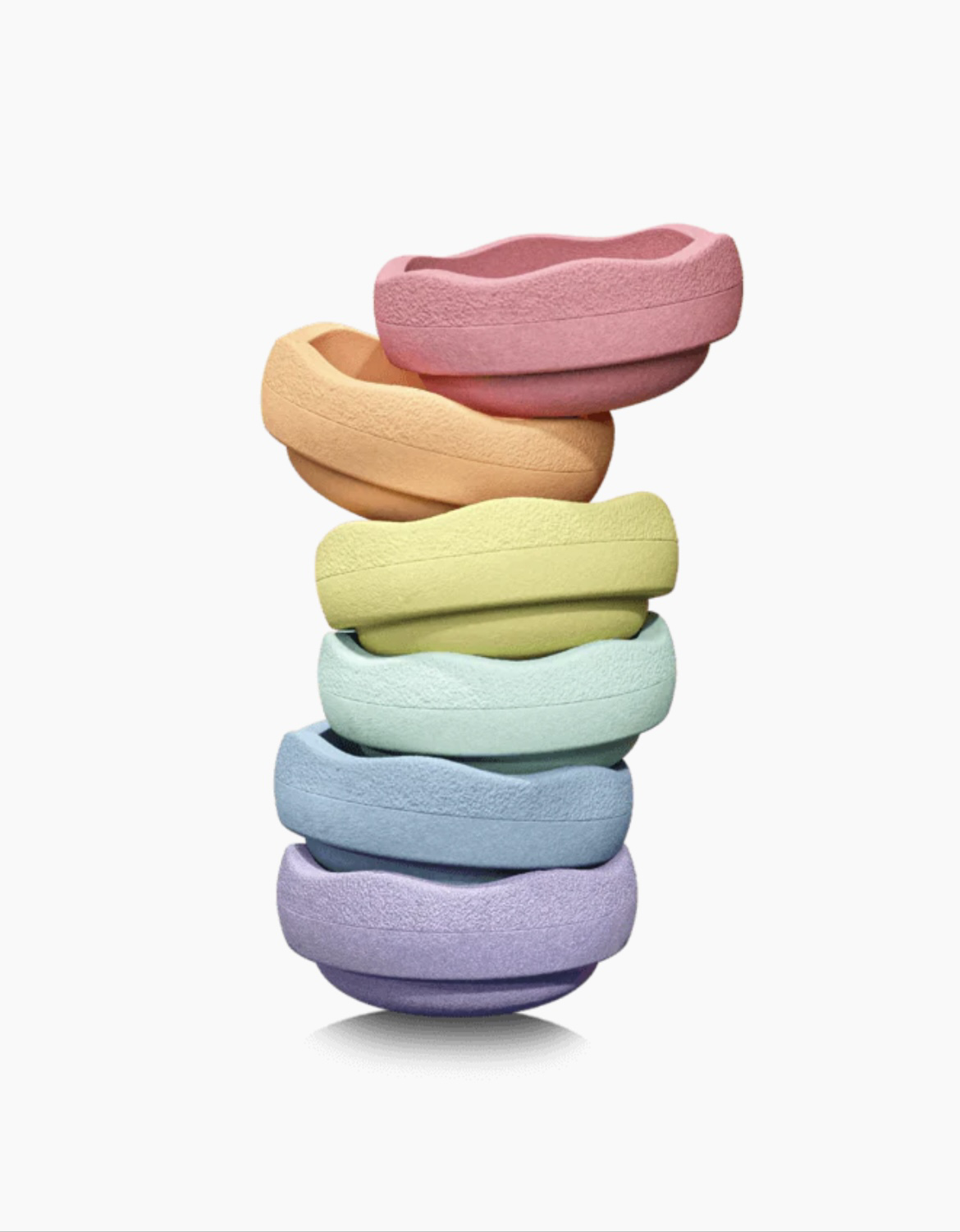 Stapelstein Mini 6er Set Rainbow Pastel