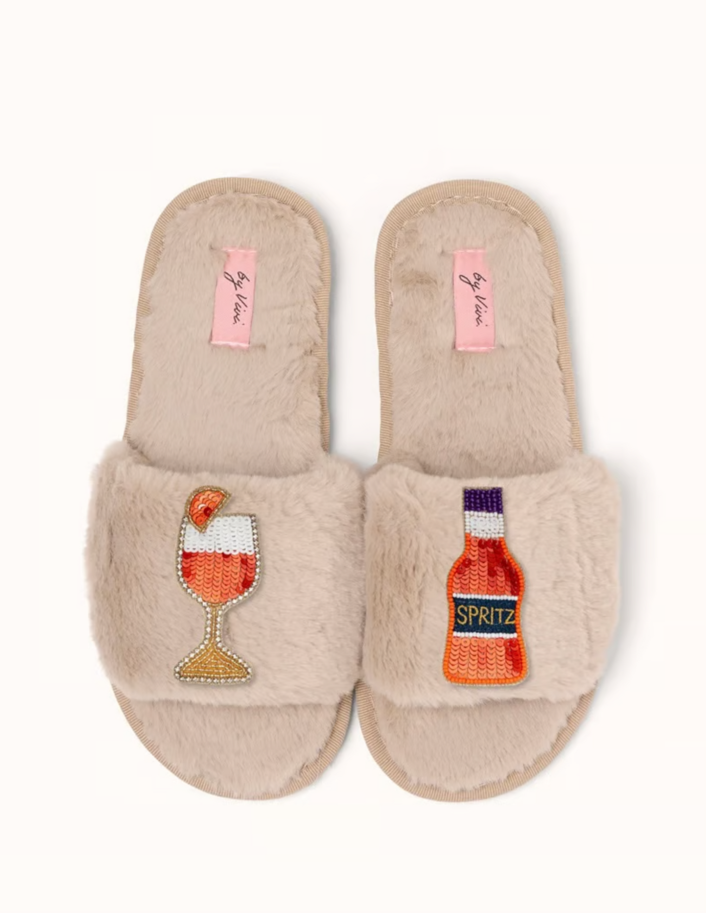 Cozy Slippers Beige Aperol Spritz