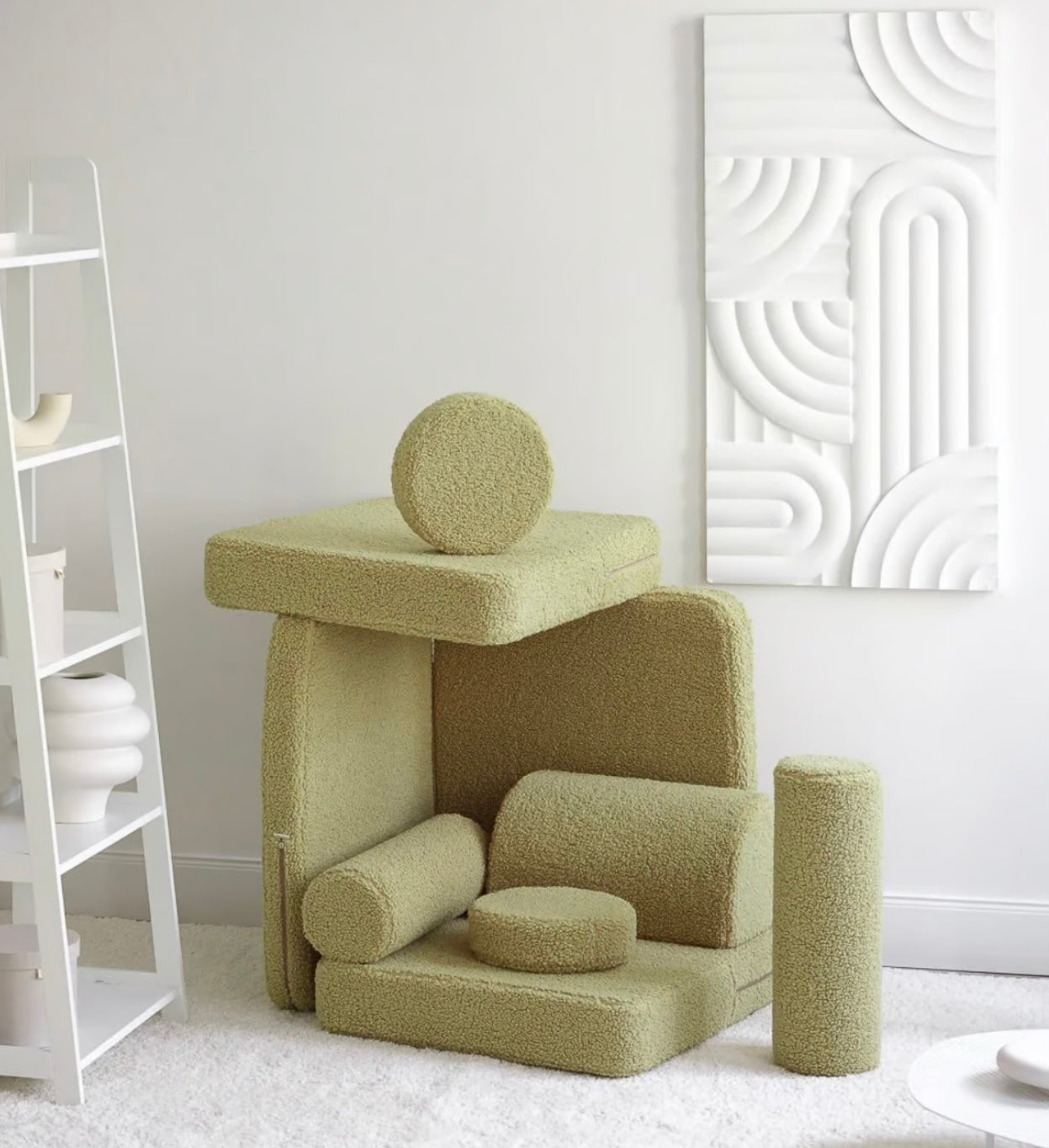 Wigiwama Spielsofa Teddy in Matcha