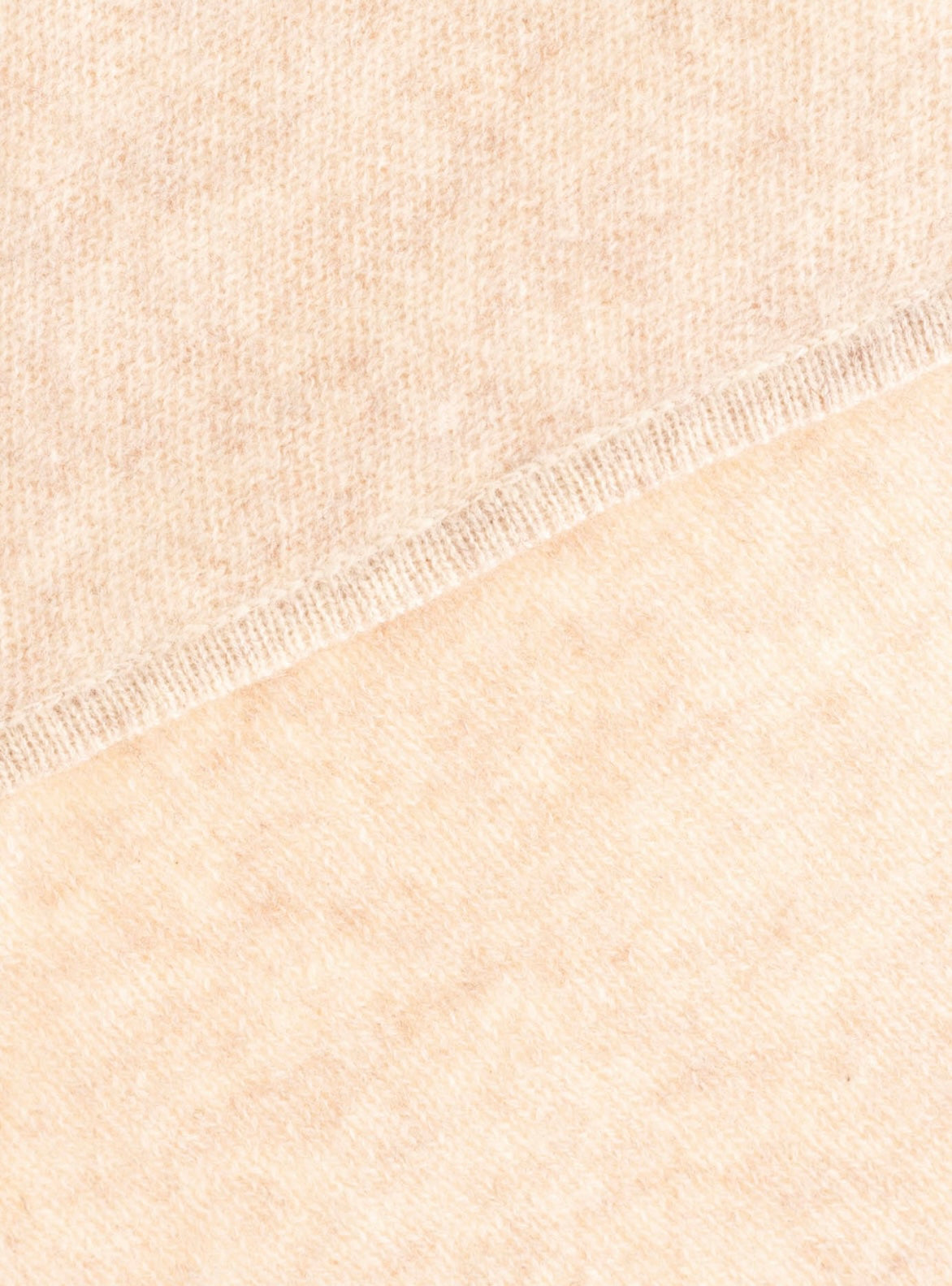 Zwillingsherz Kaschmir Dreieckstuch beige