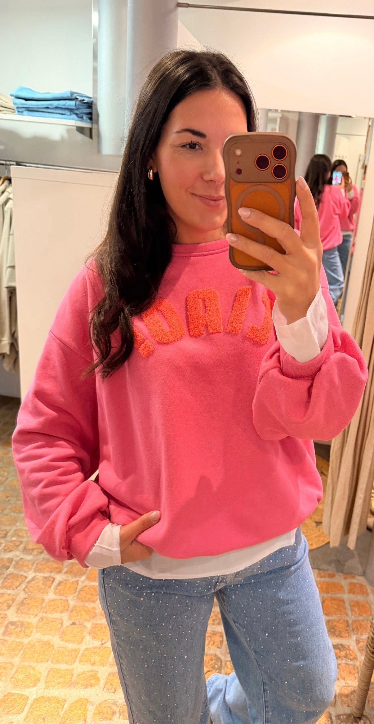 Sweater CIAO in pink