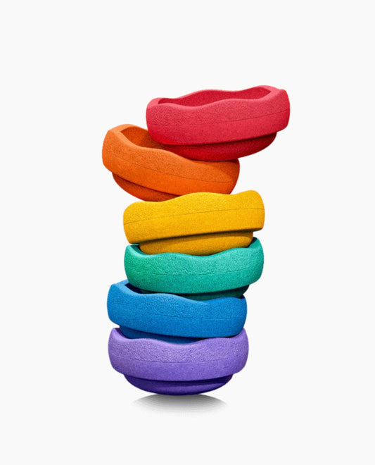 Stapelstein 6er Set Rainbow Classic