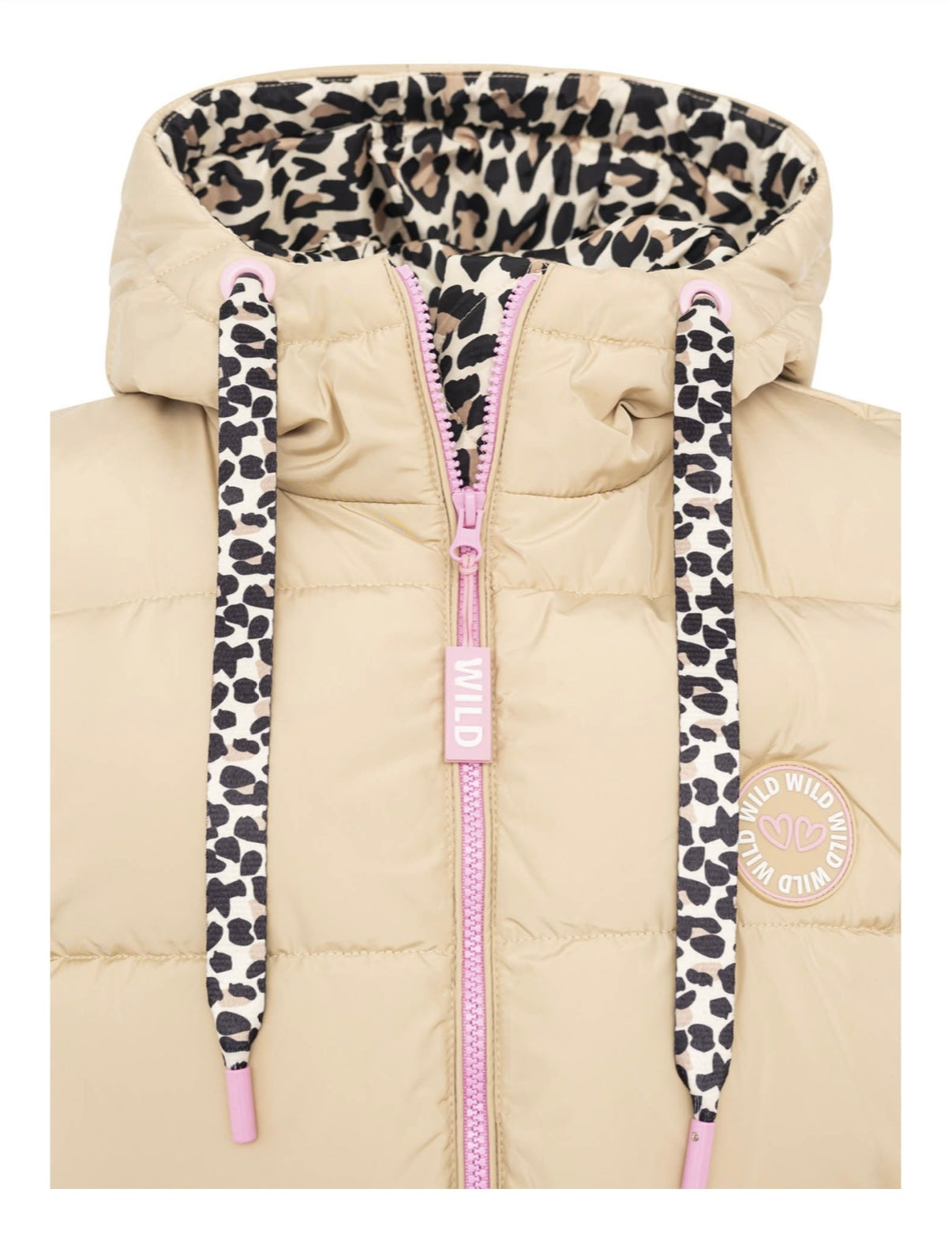 Zwillingsherz Steppweste LEO in beige