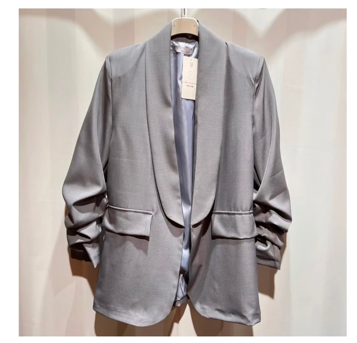 Blazer Casual in grau