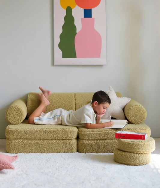 Wigiwama Spielsofa Teddy in Matcha