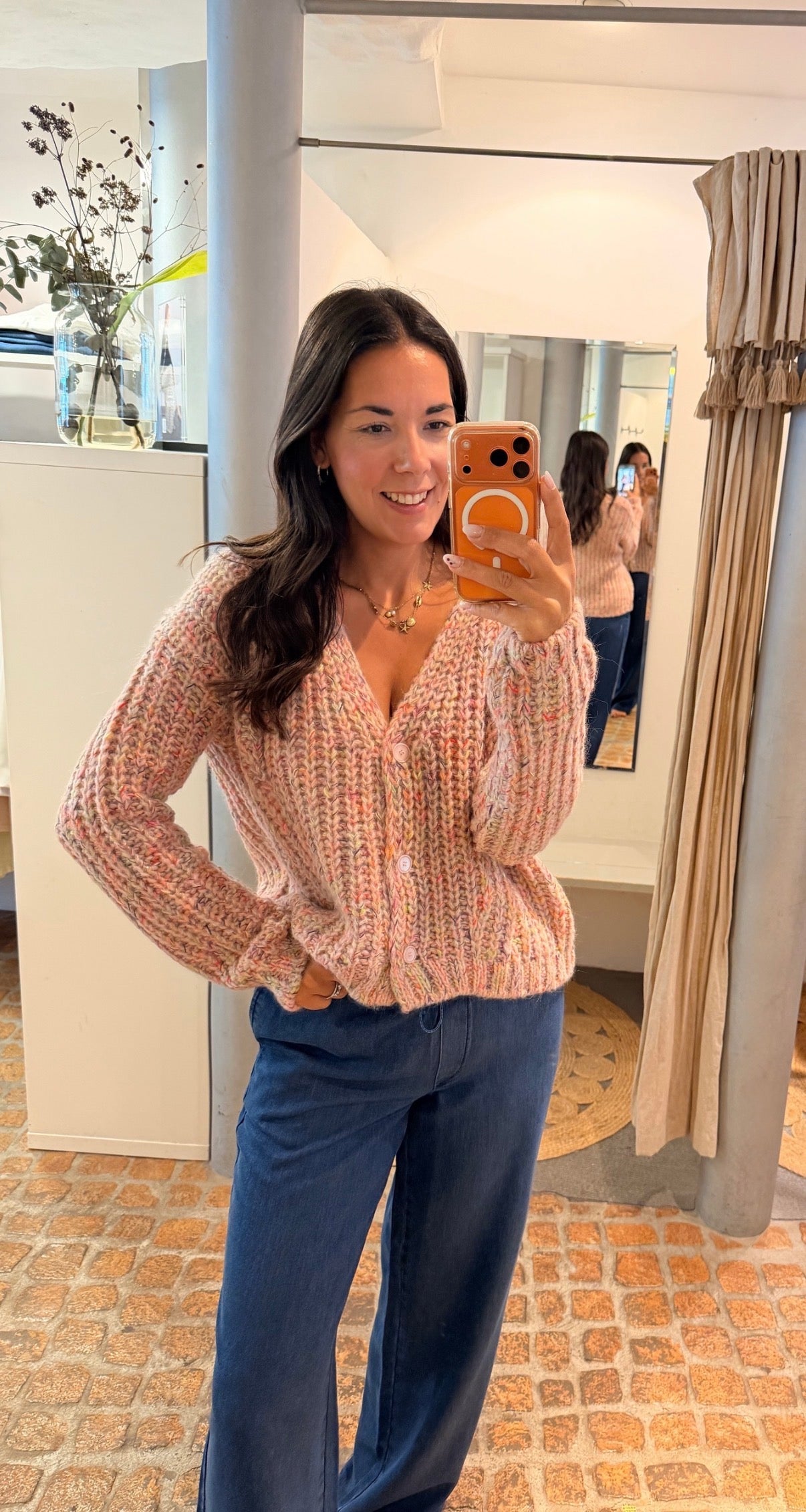 MILANO GROBSTRICK CARDIGAN