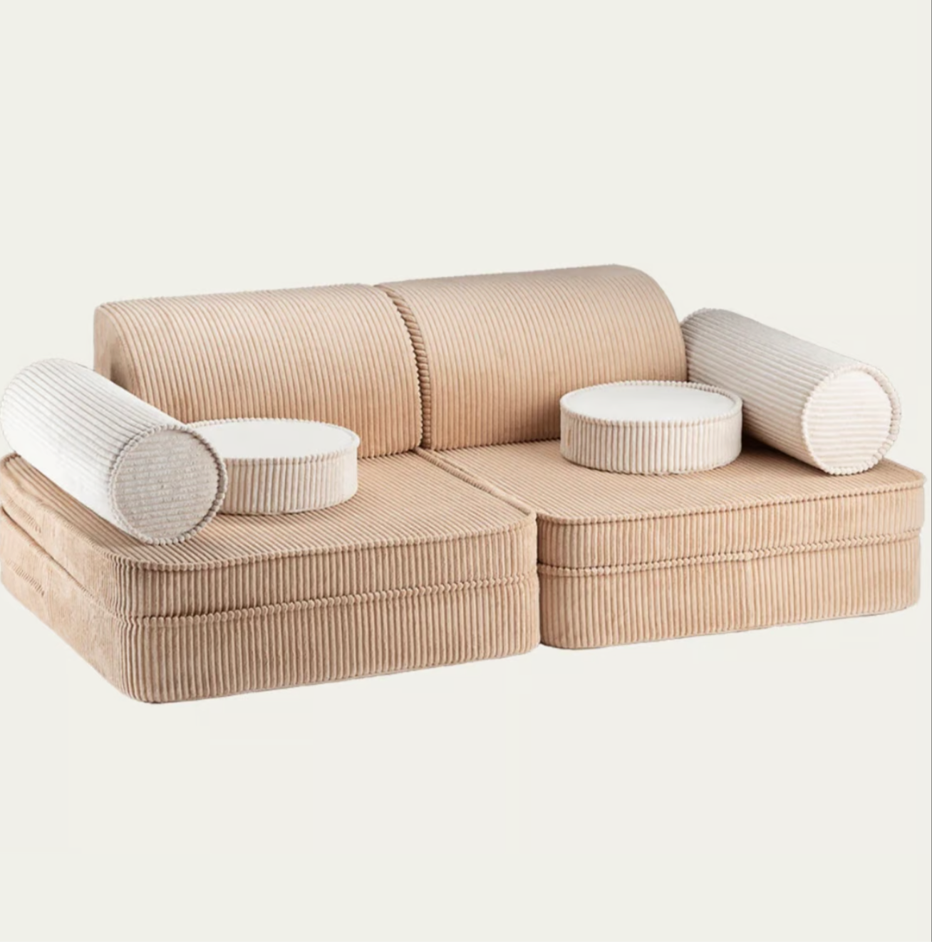 Wigiwama Spielsofa Cord Brown Sugar