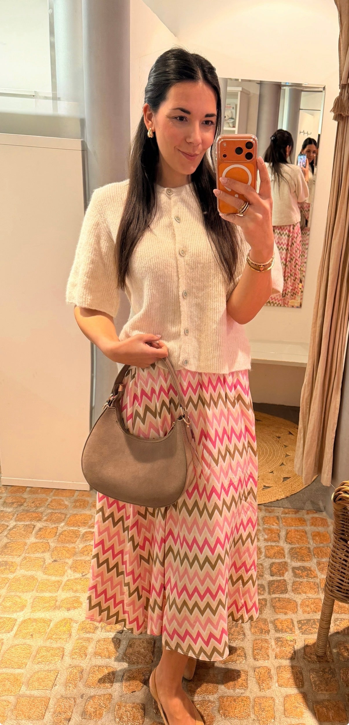 MOON BAG WILDLEDER TAUPE