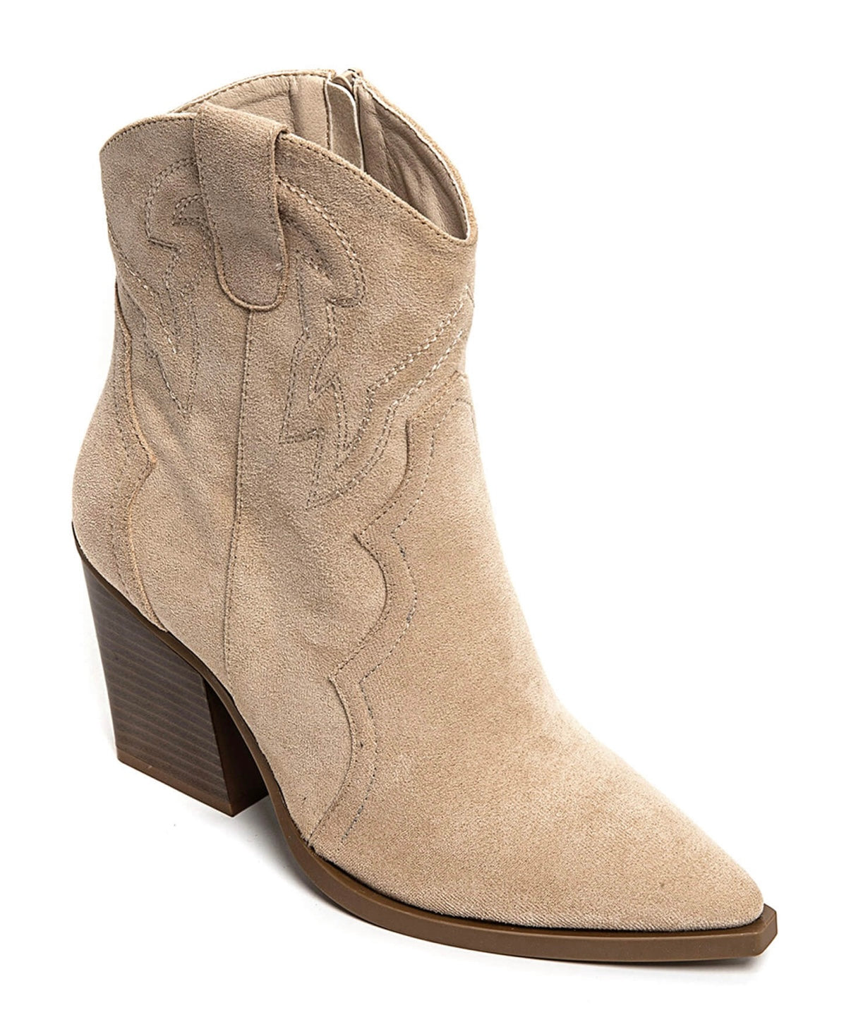 Midi Stiefelette Cowboy beige