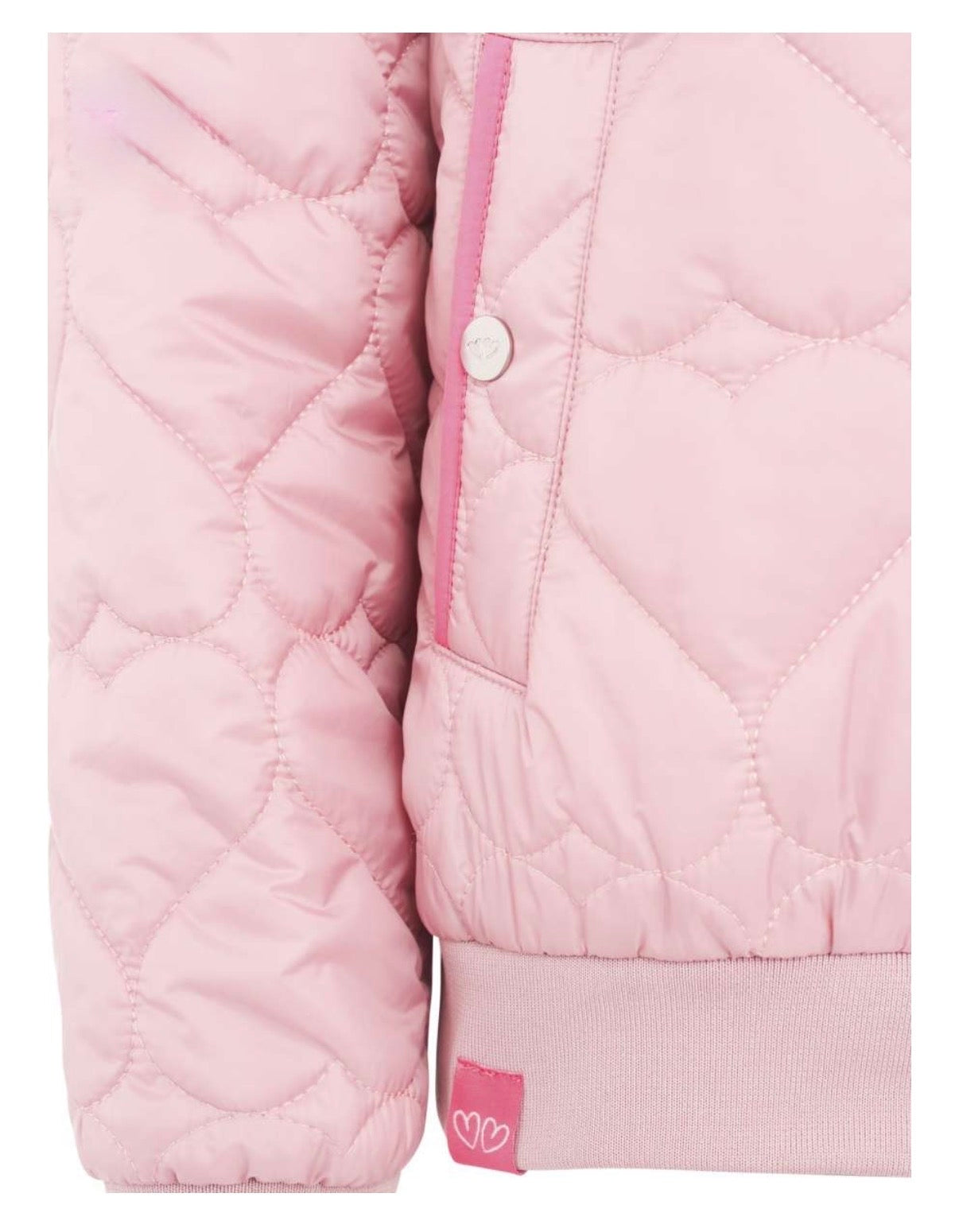 Zwillingsherz Bomberjacke BE HAPPY in rosé