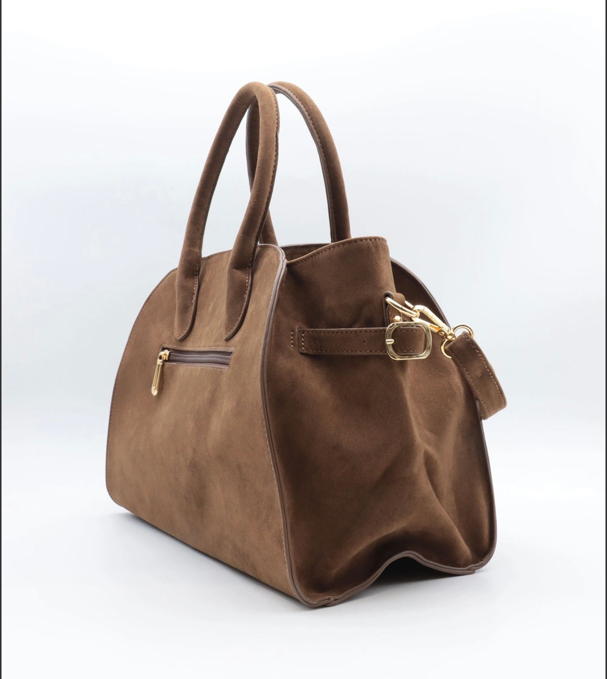 PRETTY WOMAN HAND BAG WILDLEDER SCHOKOLADE