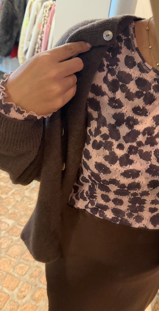 Peppercorn Mesh Shirt LEO