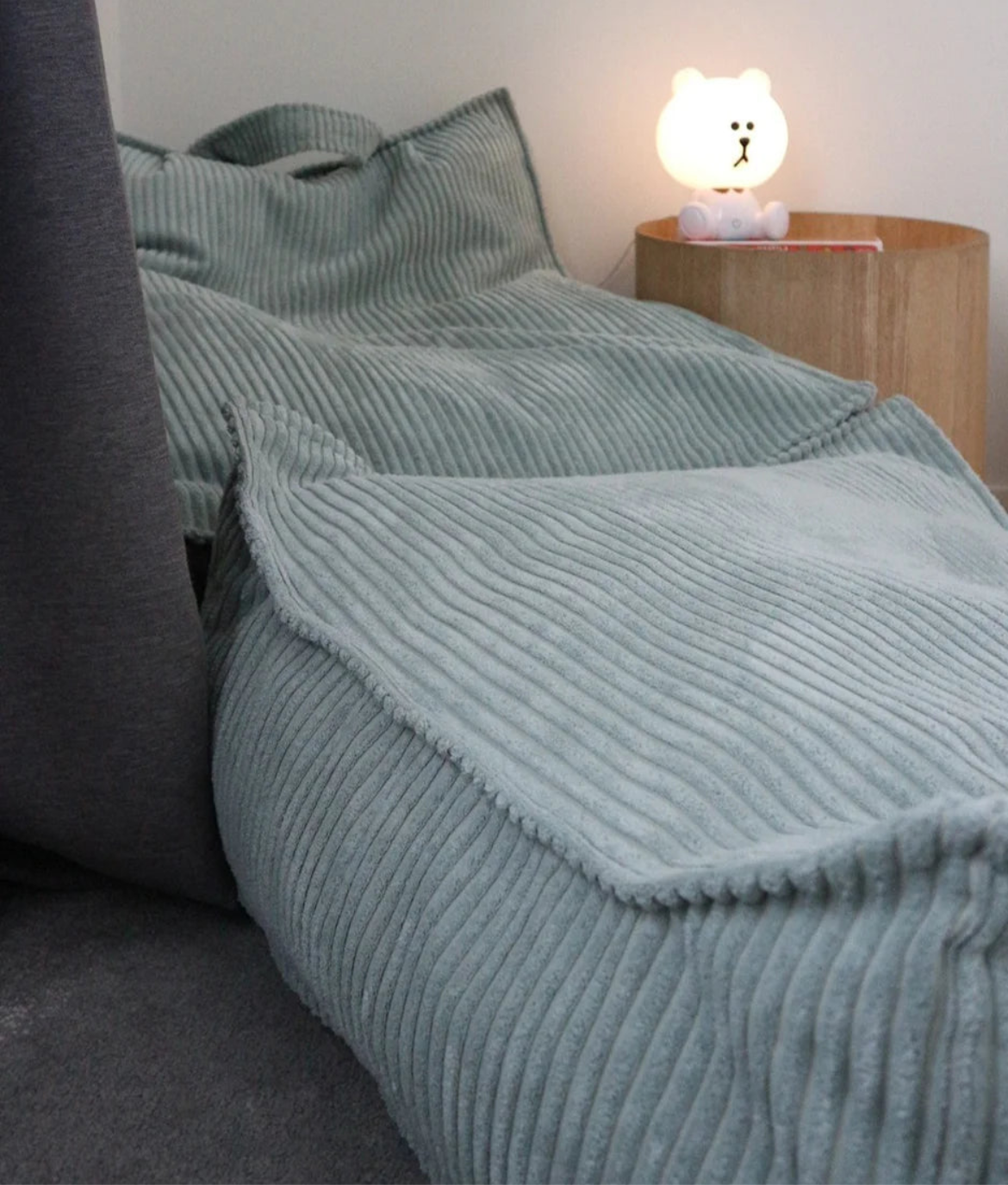 Wigiwama Sitzsack Sessel Cord Peppermint