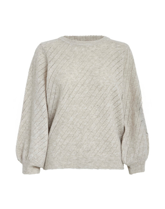 Peppercorn Pullover in beige melange