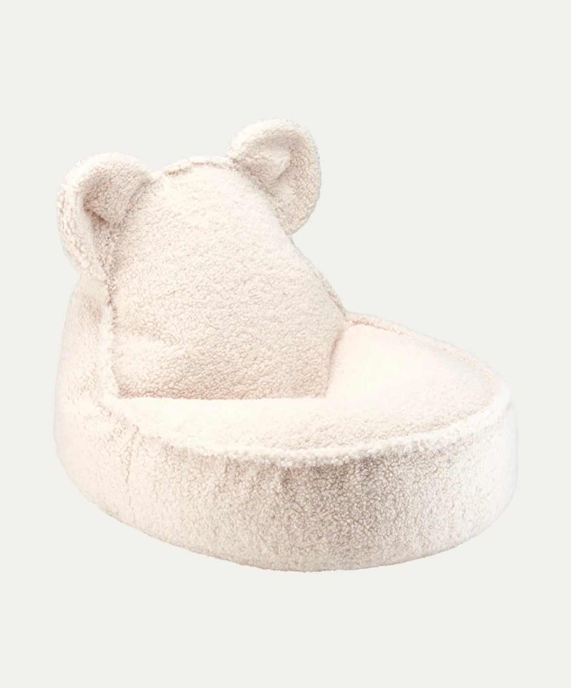 Wigiwama Sitzsack Bär Teddy in Cremeweiß