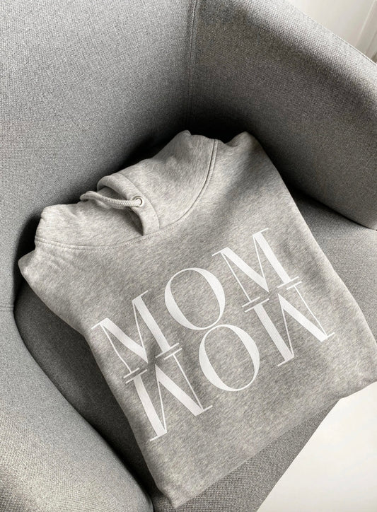 MOM Hoodie in grau