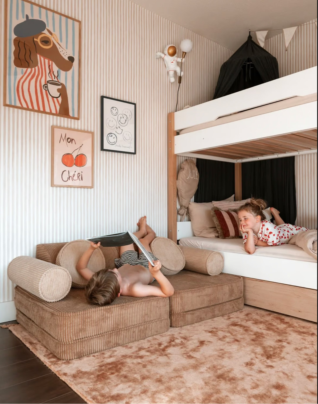 Wigiwama Spielsofa Cord Toffee