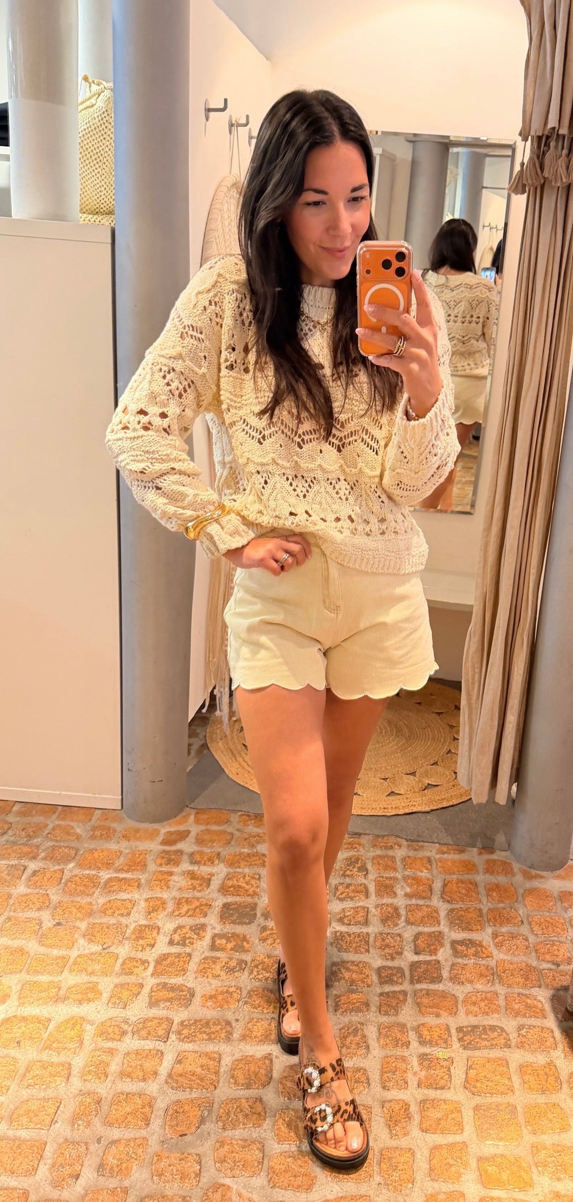 JEANS SHORTS WAVES