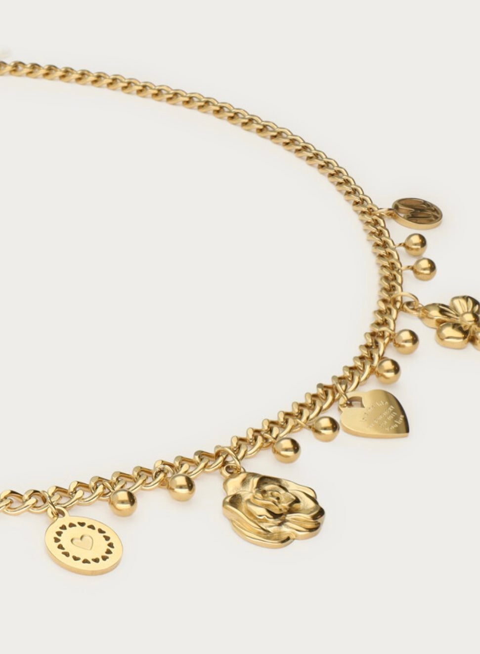 My Jewellery Botanical Kette mit Candy Blumen gold