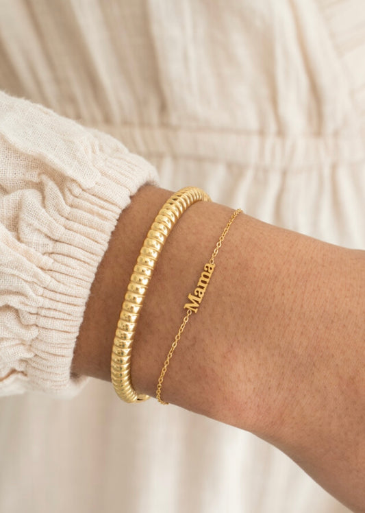 My Jewellery Love minimalistisches Armband Mama gold