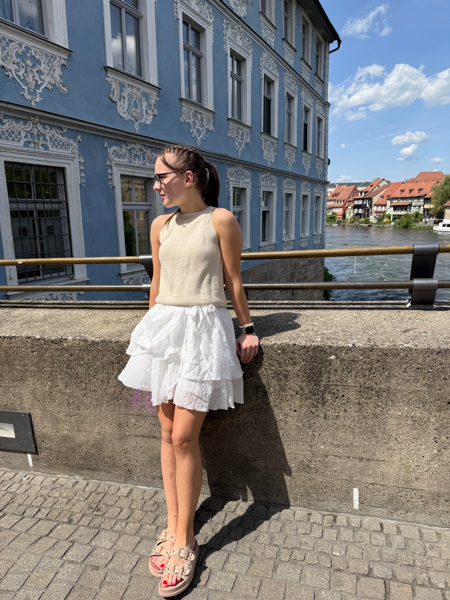 Sommer Rock in weiß