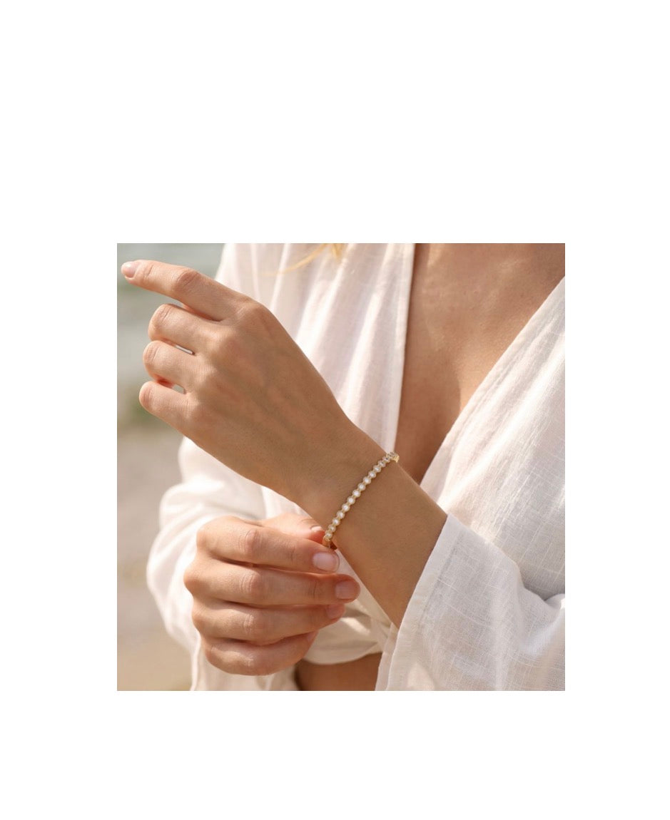 ARMREIF STRASS GOLD