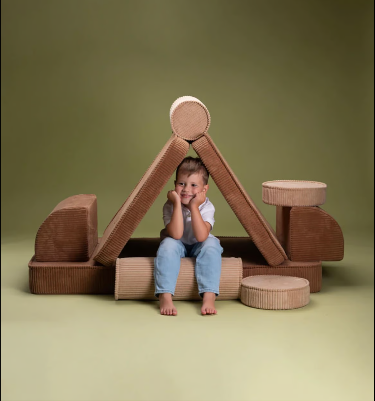 Wigiwama Spielsofa Cord Toffee