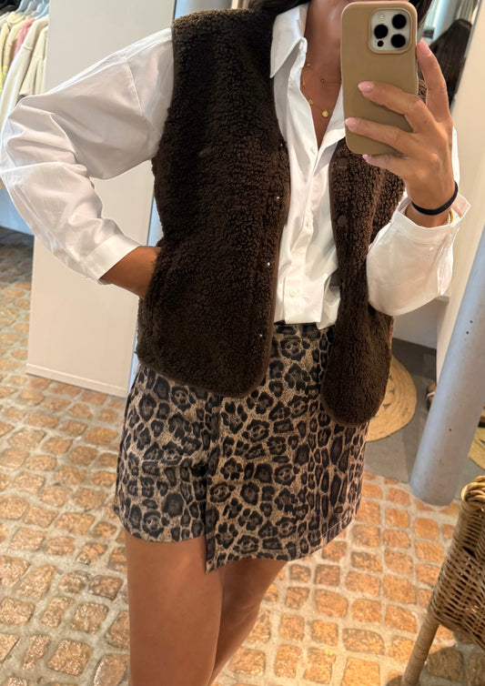 LEO Skort Wildleder Optik