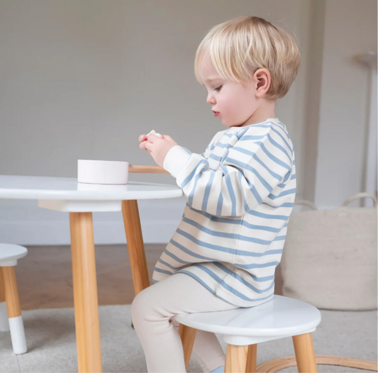 Little Prince & Sister Sweatshirt Blue Stripe