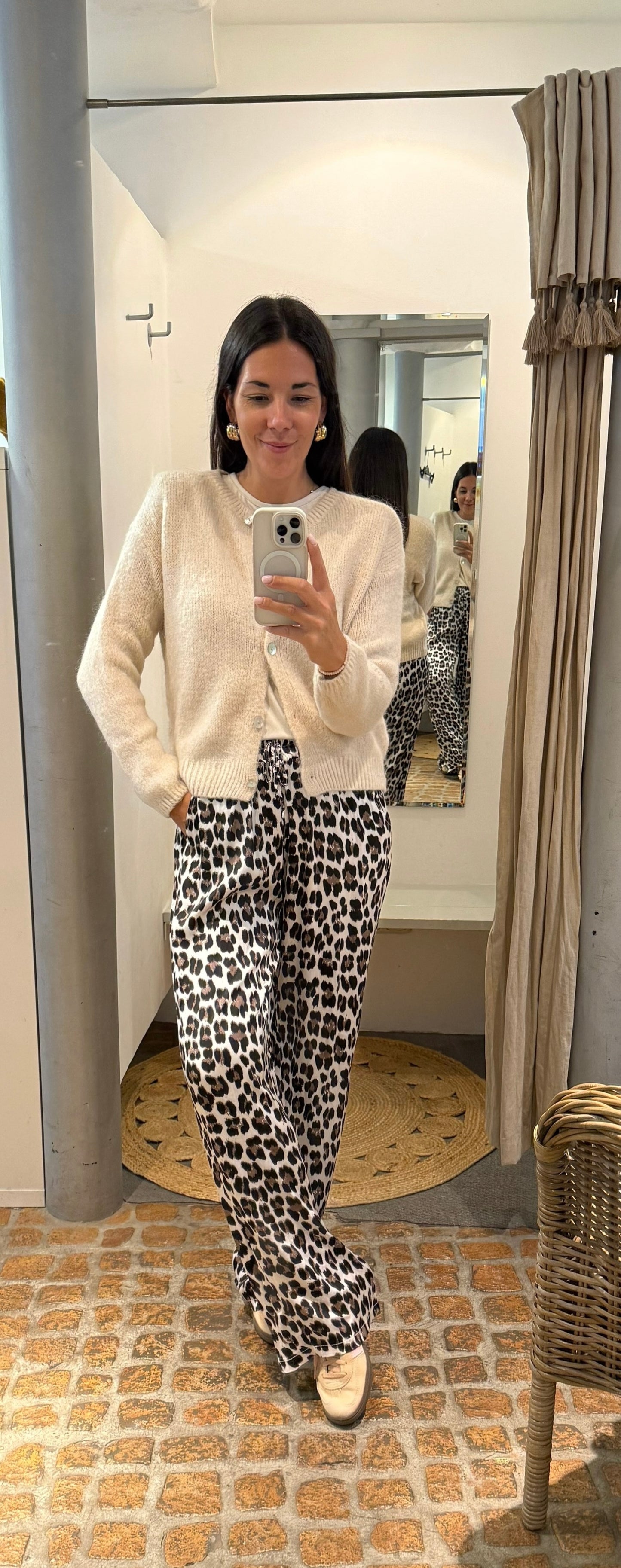 Cardigan in beige