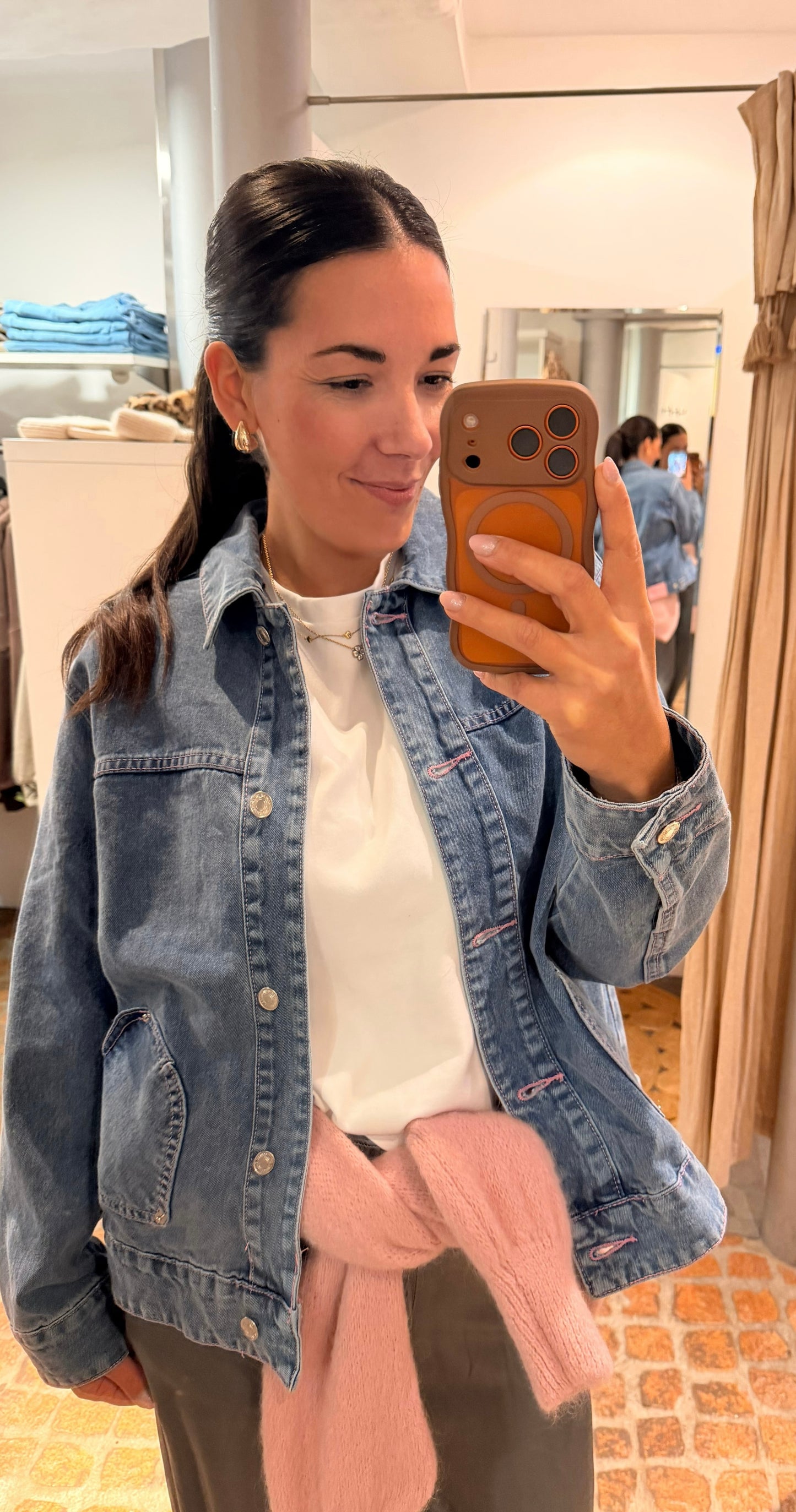 Zwillingsherz Jeansjacke Heart