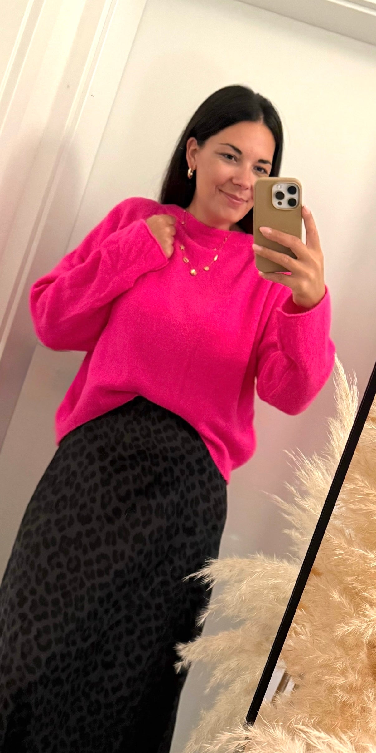 Pulli in Pink