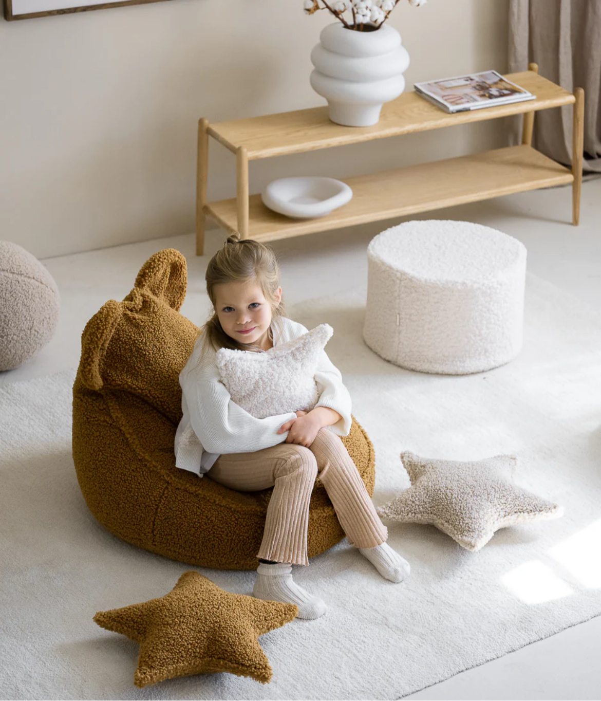 Wigiwama Stern Kissen Teddy Biscuit