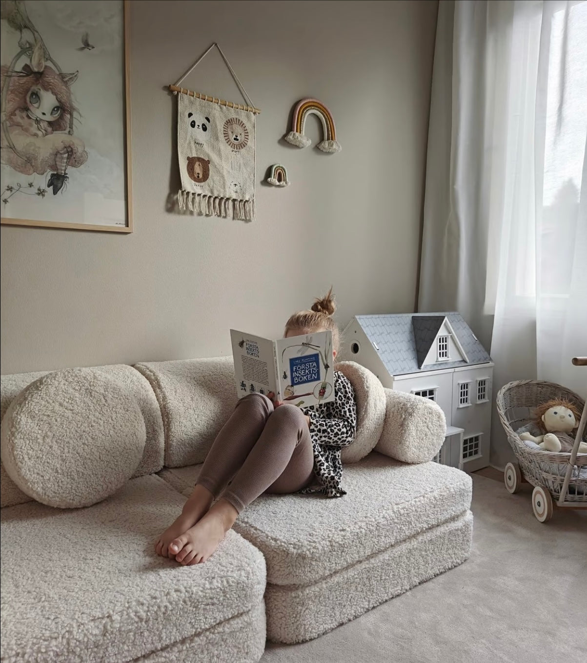 Wigiwama Spielsofa Teddy in Biscuit