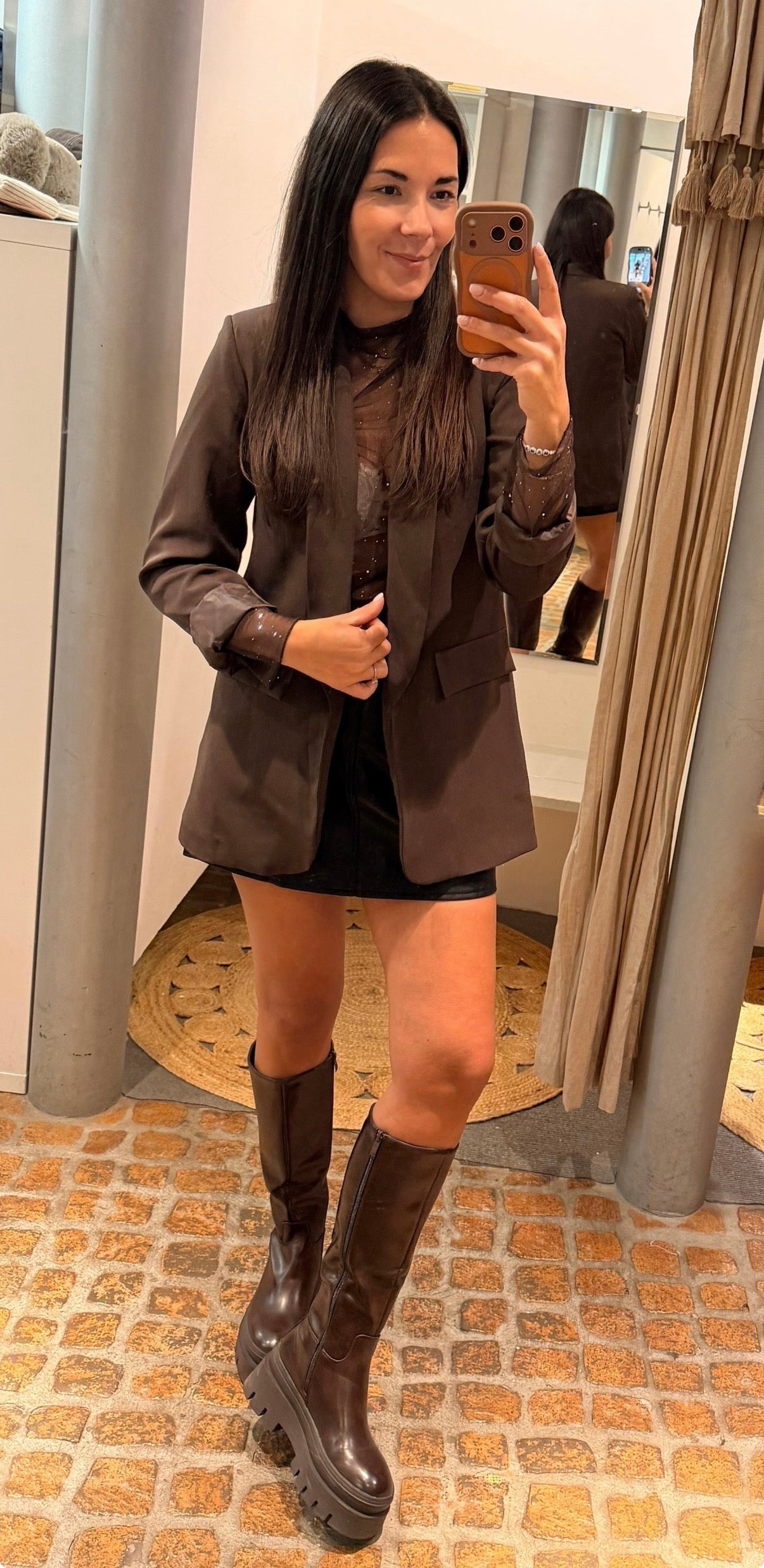 Blazer Casual in braun