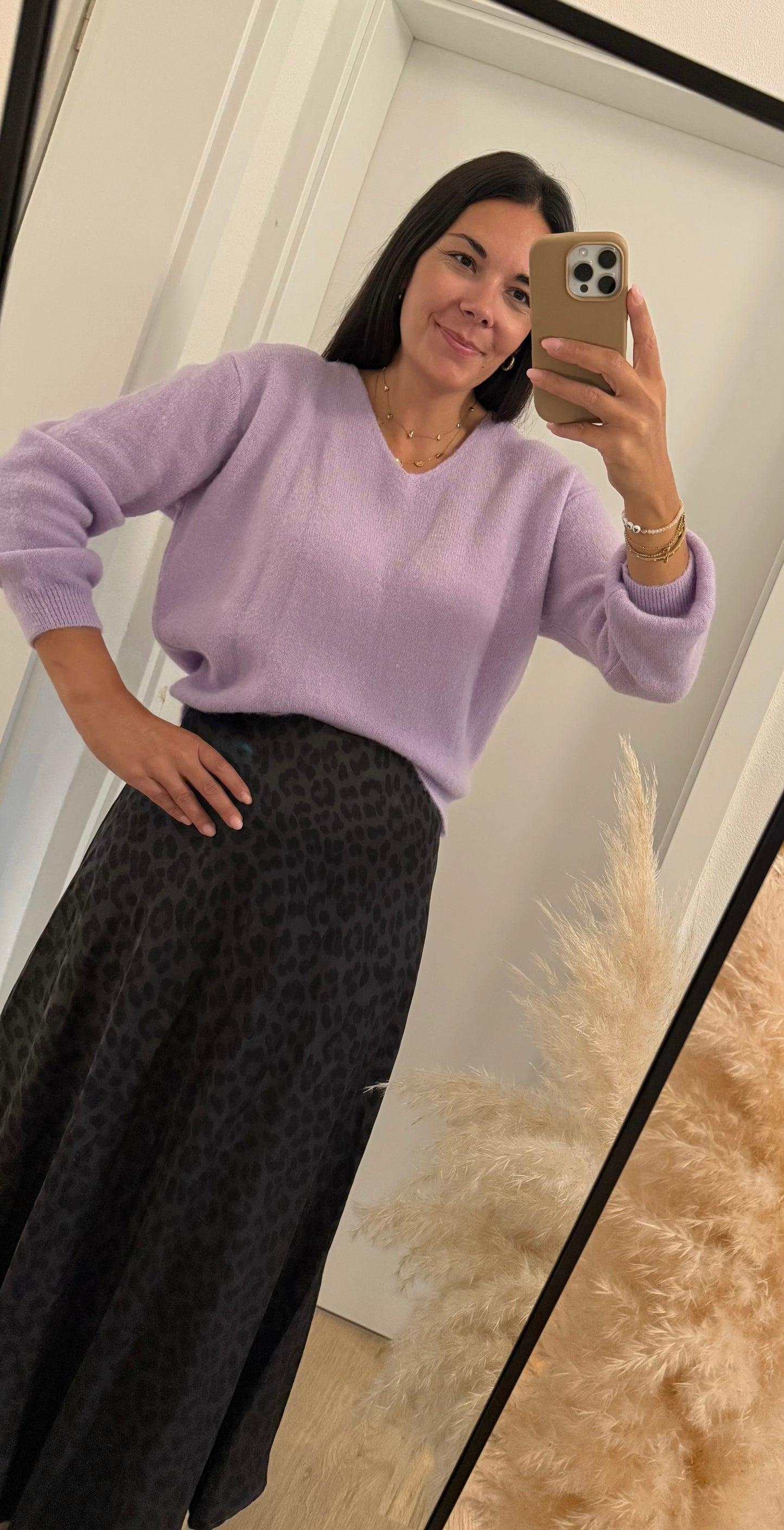 Pulli in Flieder