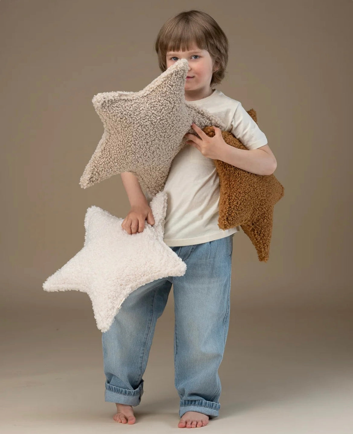 Wigiwama Stern Kissen Teddy Biscuit