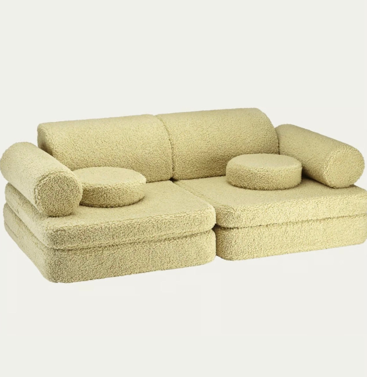 Wigiwama Spielsofa Teddy in Matcha