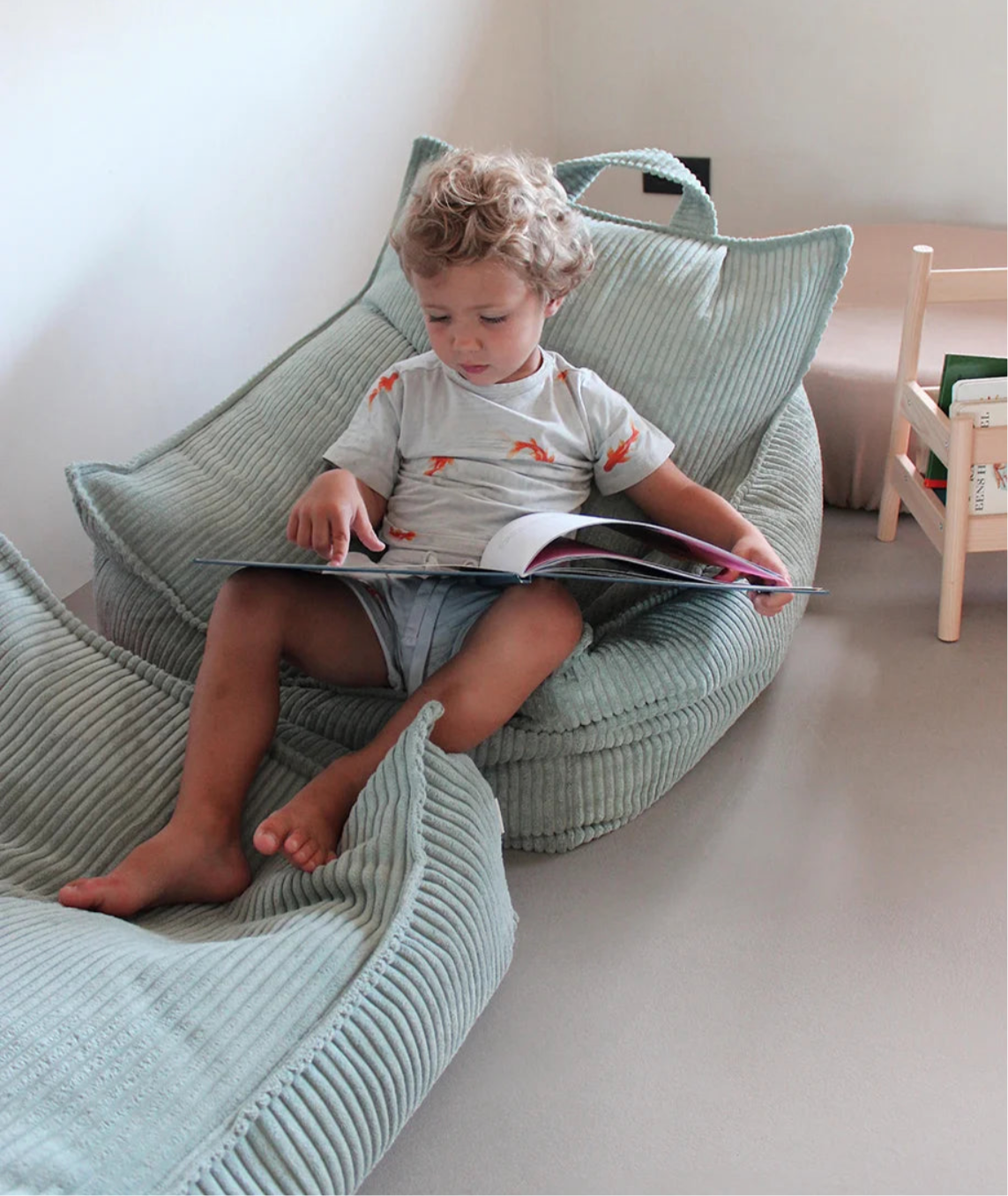 Wigiwama Sitzsack Sessel Cord Peppermint