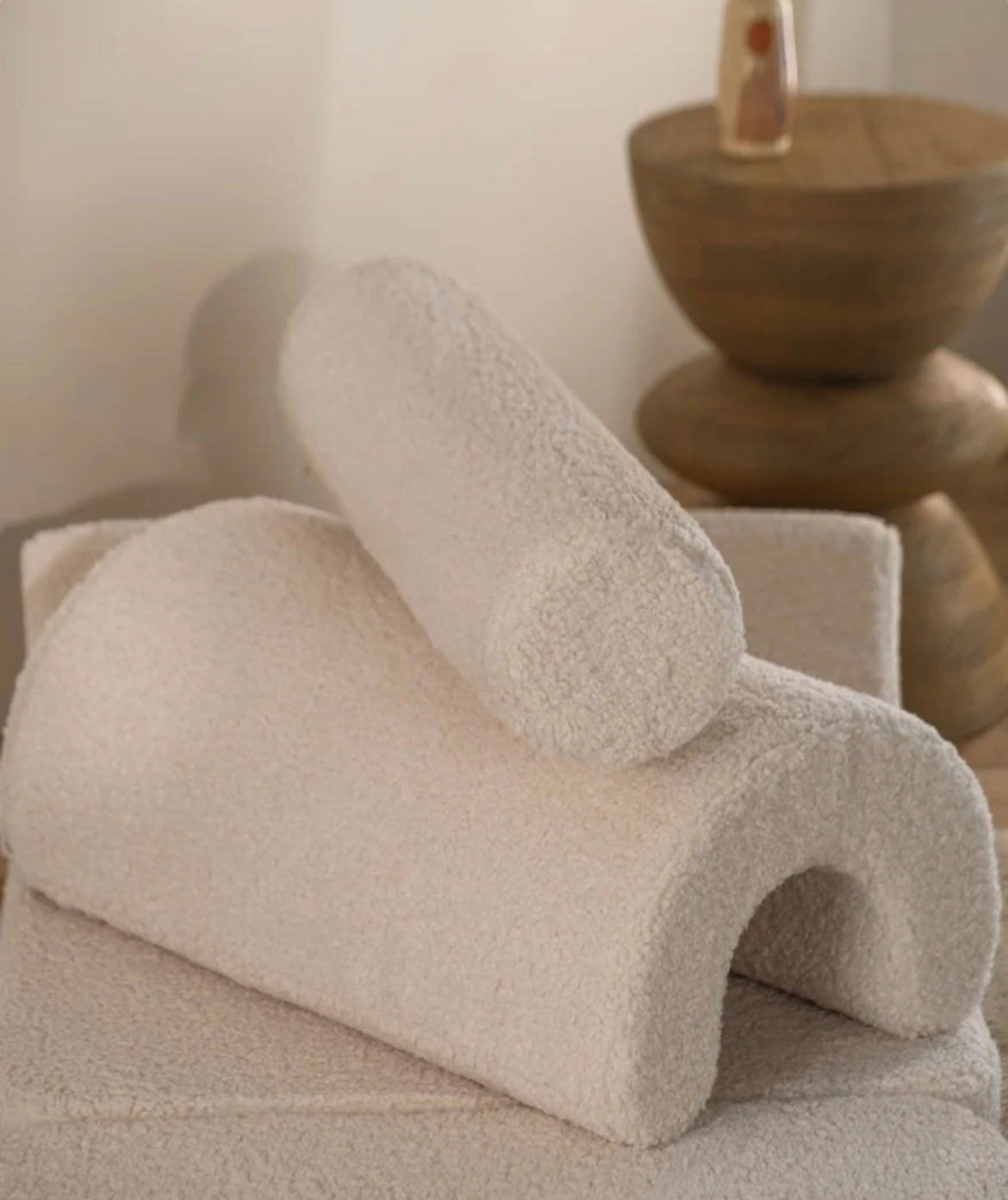 Flipster Modul Sessel Teddy Cremeweiß