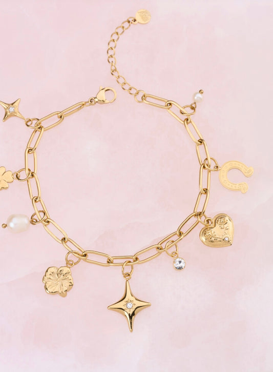 My Jewellery Mystic Armband mit Anhängern gold