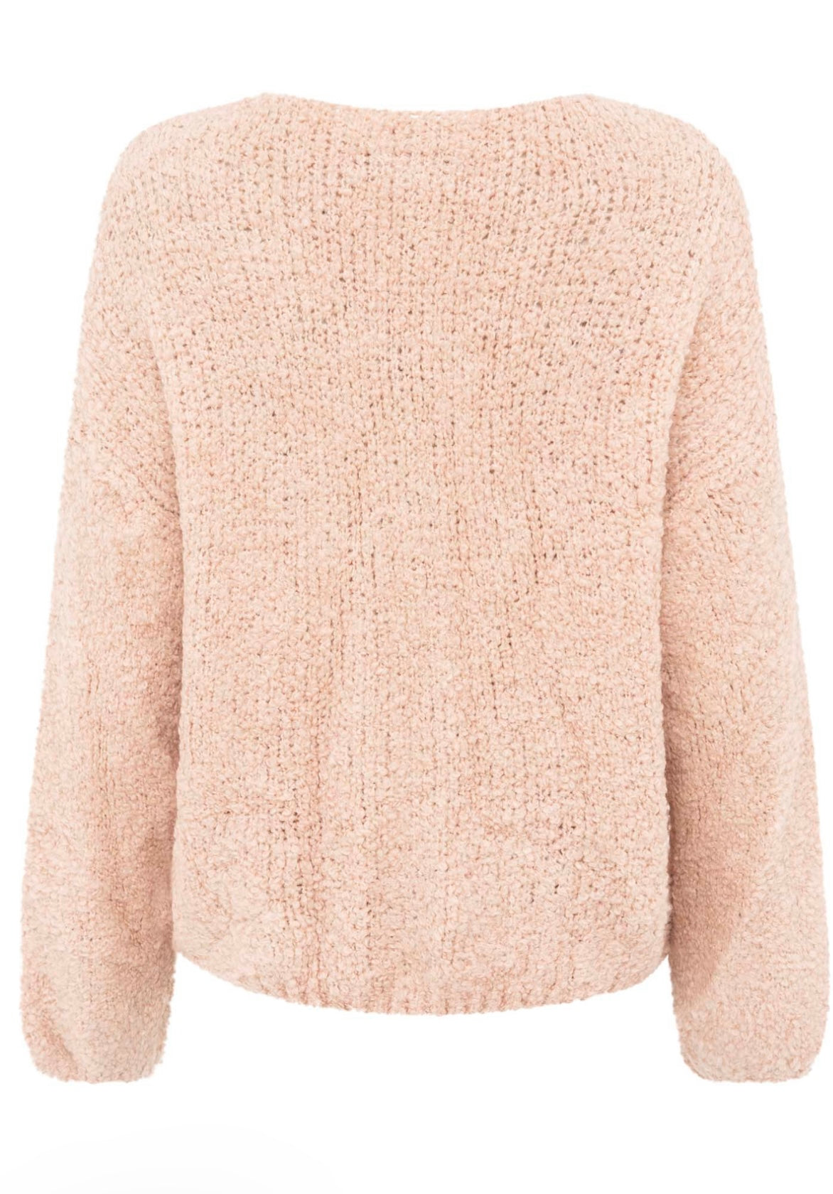 Zwillingsherz Plüsch Cardigan in mauve