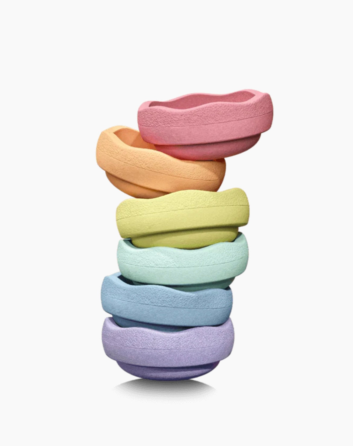 Stapelstein 6er Set Rainbow Pastel