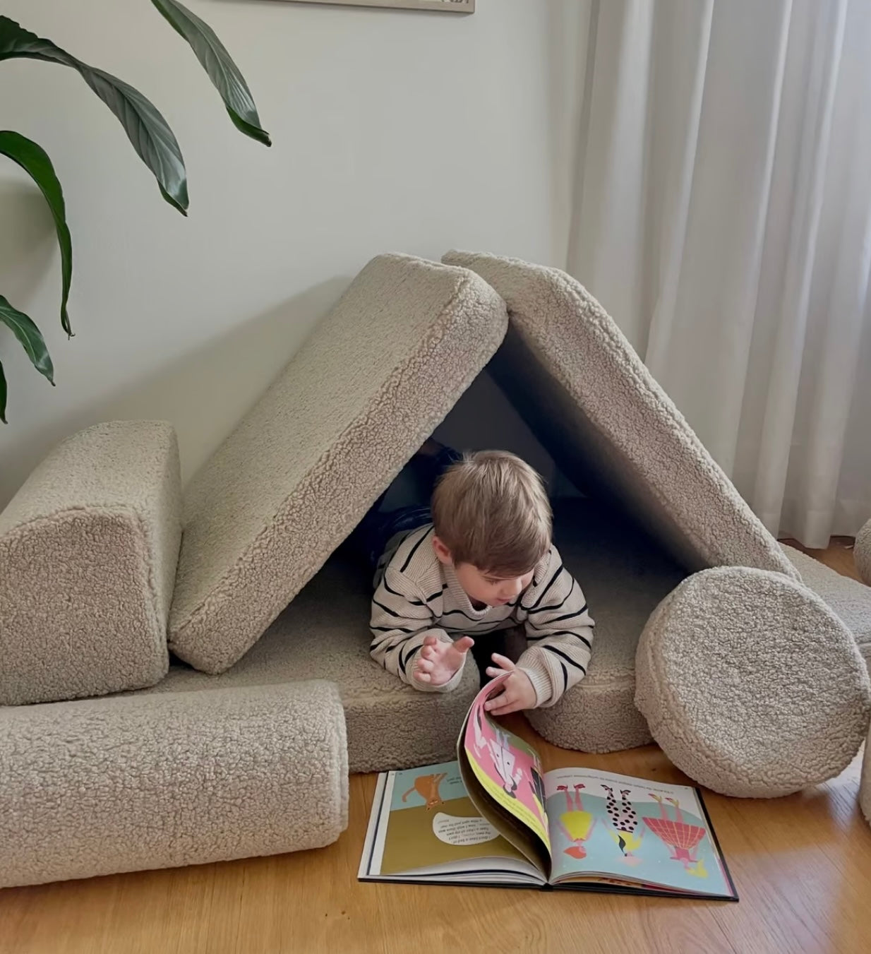 Wigiwama Spielsofa Teddy in Biscuit