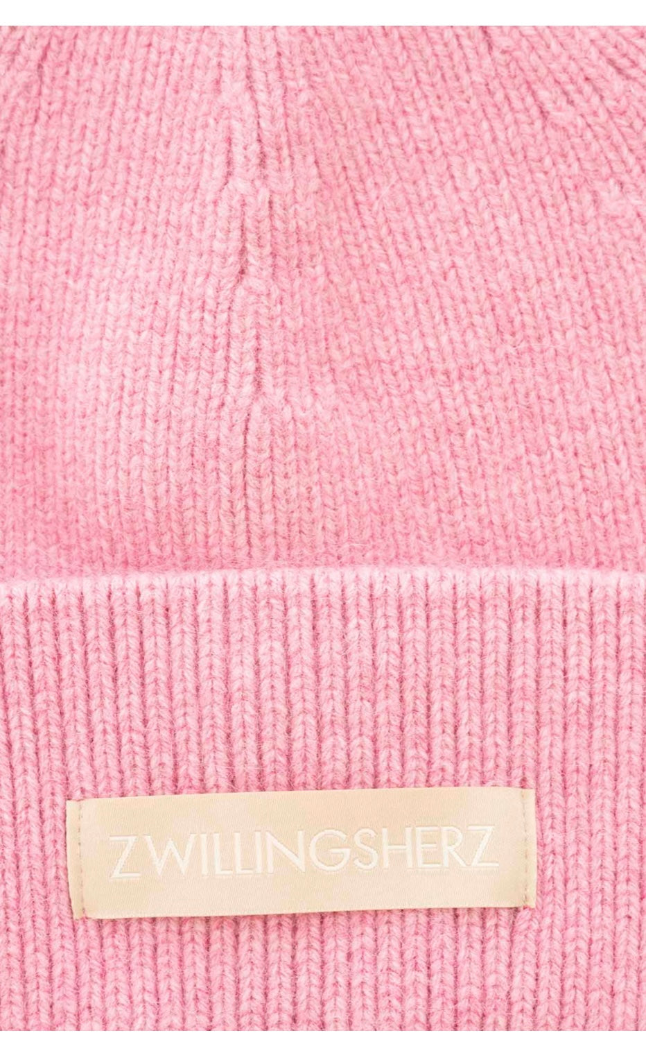 Zwillingsherz Mütze in pink