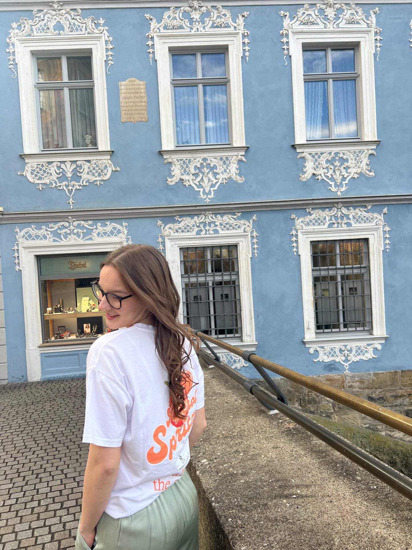 T-Shirt „Aperol“ in weiß