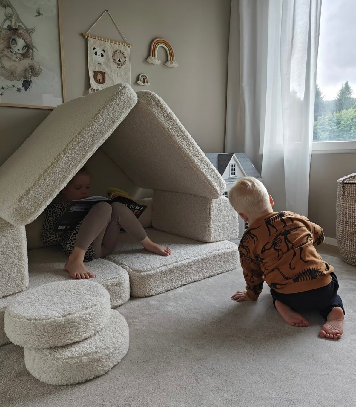 Wigiwama Spielsofa Teddy in Biscuit