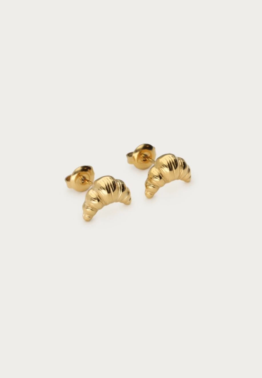 My Jewellery Ohrstecker Croissant Liebe gold