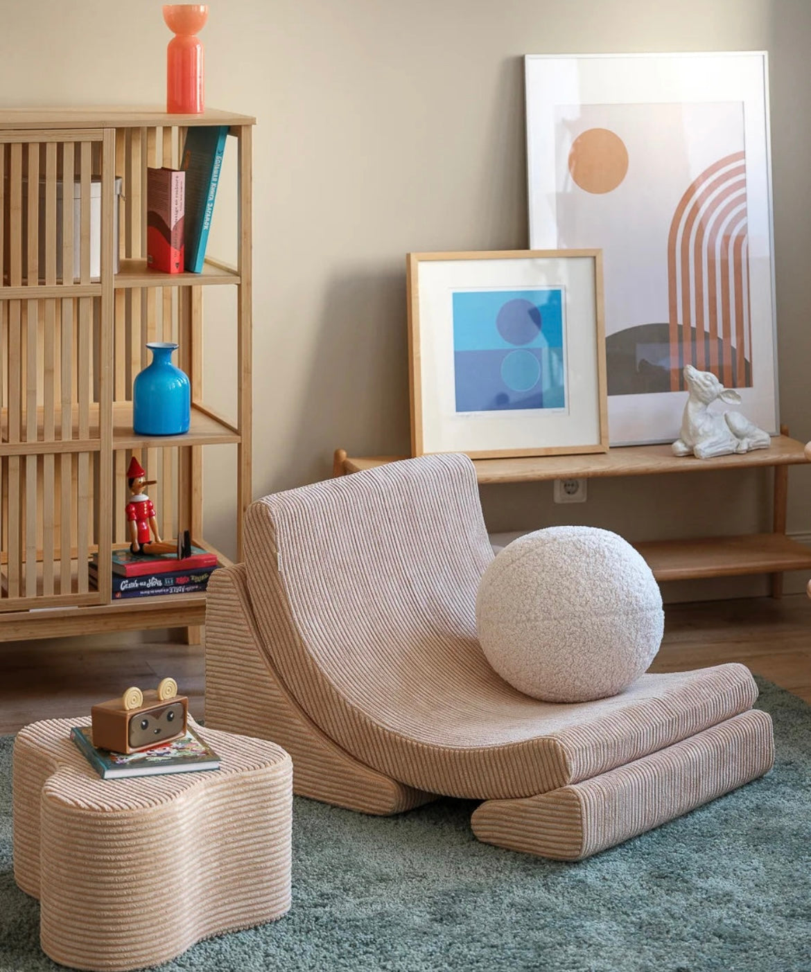 Wigiwama Moon Chair Cord Brown Sugar