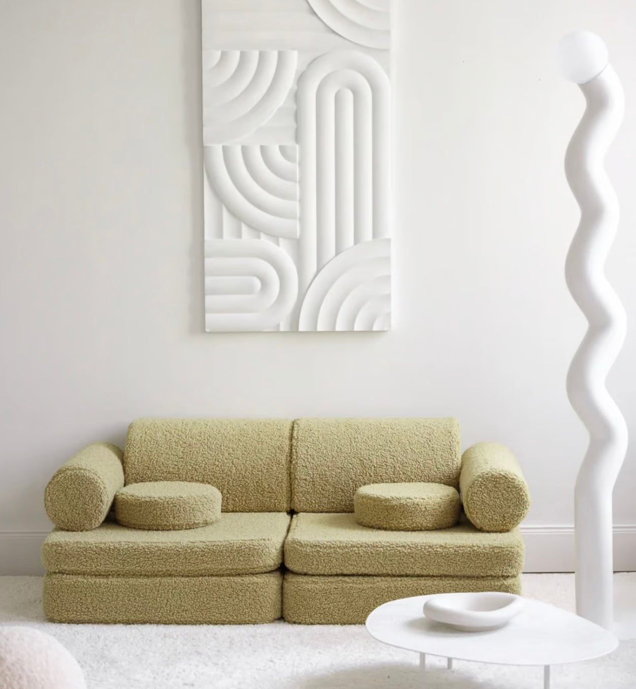 Wigiwama Spielsofa Teddy in Matcha